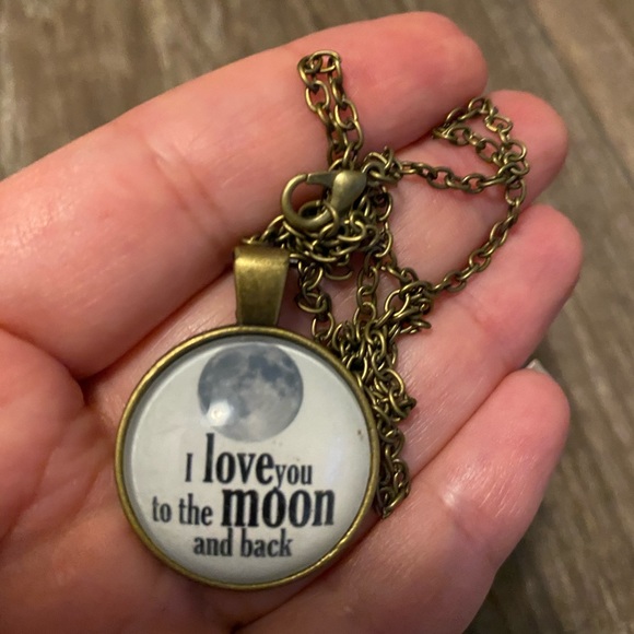 Jewelry - I love you to the moon and back necklace